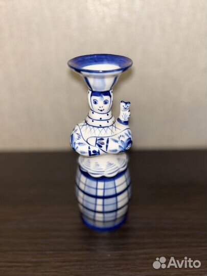 Подсвечник гжель 