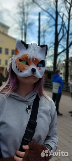 Маска кошки для квадробики