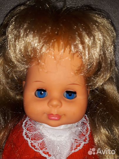 Кукла, игрушка ГДР. 30 см. Родная одежда. Длинные