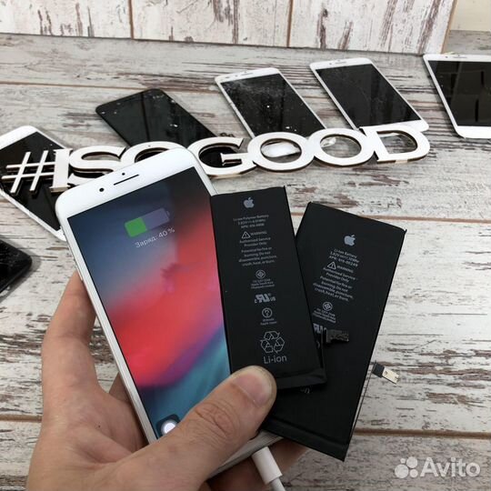 Замена аккумулятора (батареи) iPhone (айфон)