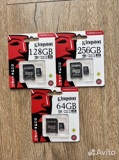 Карта памяти microSD Kingston