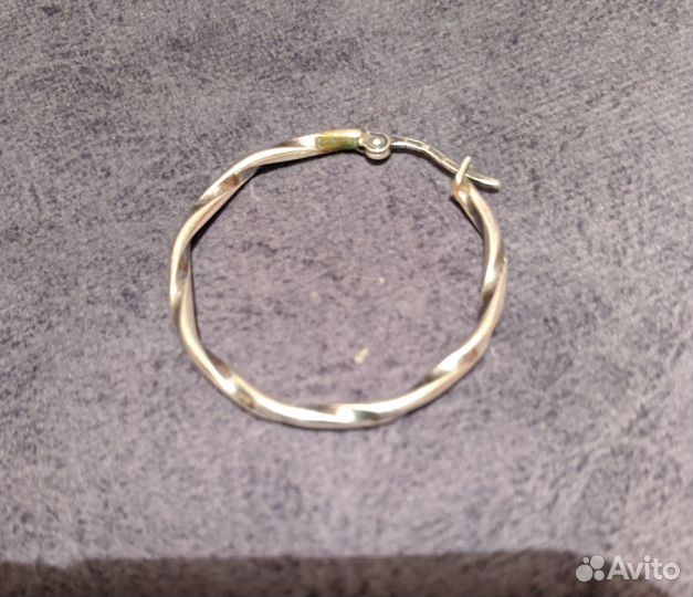 Серьга серебро 925