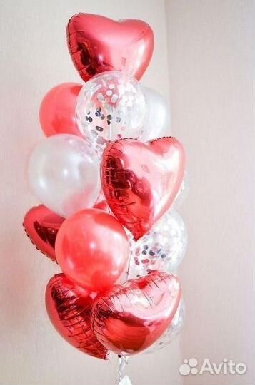 Букет цветов с шаром доставка