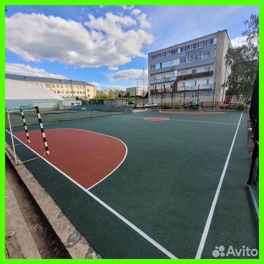 Бесшовное резиновое покрытие