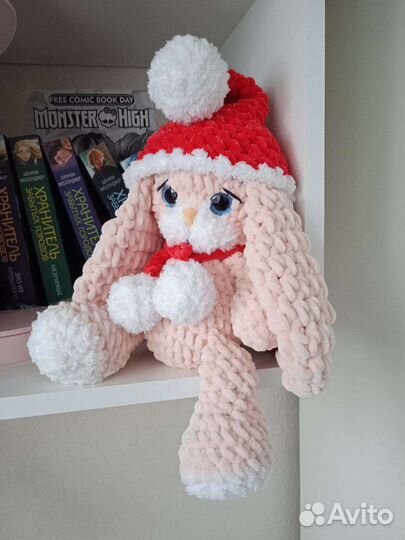 Вязаные игрушки заяц