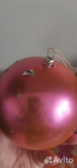 Шары новогодние елочные СССР большие