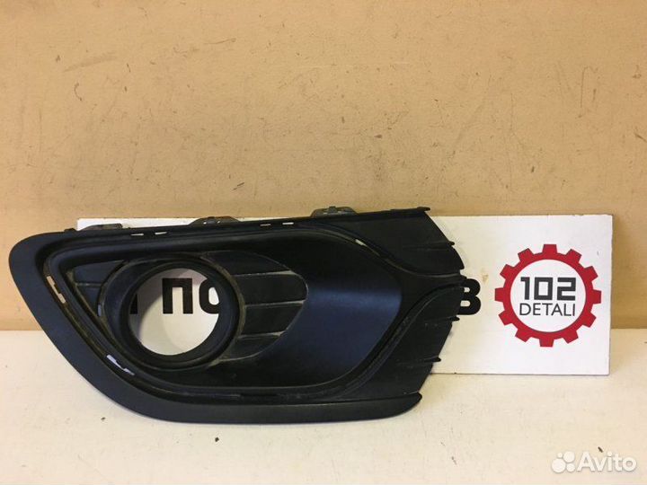 Заглушка бампера передняя левая Renault Logan 2