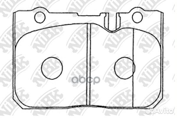 Колодки пер. lexus LS 94-00 PN1370 NiBK