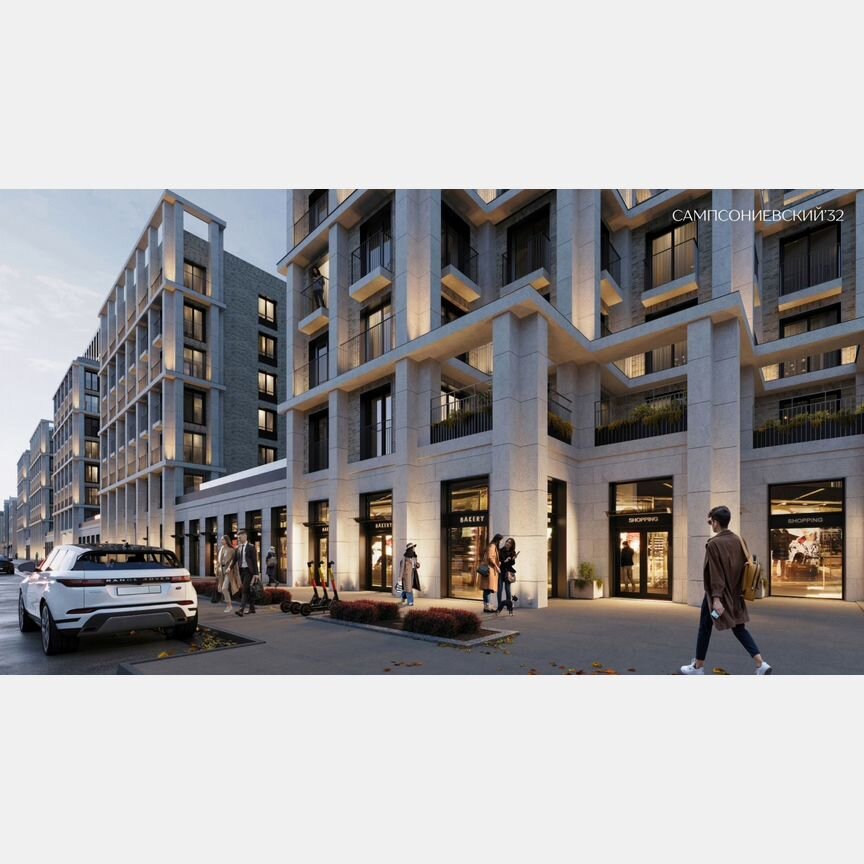 2-к. квартира, 67,7 м², 2/10 эт.
