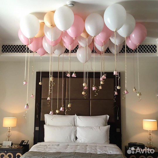 Украшение шарами квартиры