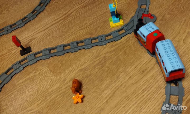 Lego duplo железная дорога 10507+10506+часть10508