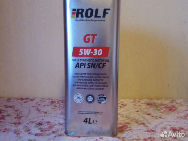 Масло моторное 5w30 rolf