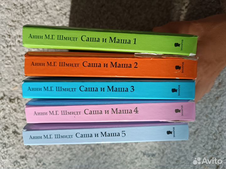 Серия книг про Сашу и Машу. Анни Шмидт
