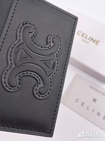 Картхолдер Celine из натуральной кожи