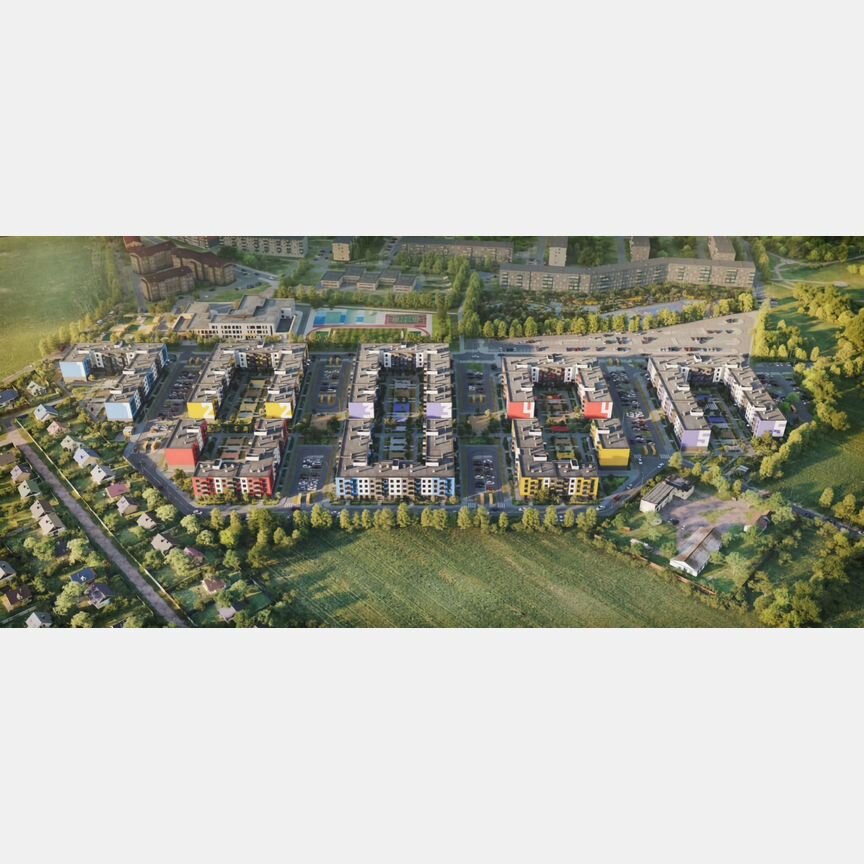 1-к. квартира, 36,8 м², 1/4 эт.