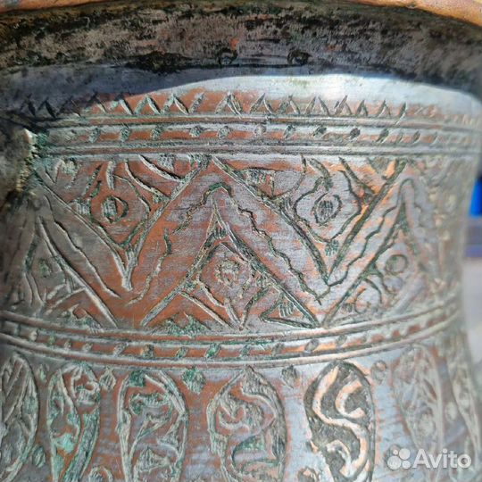 Молочник медный кувшин дагестан