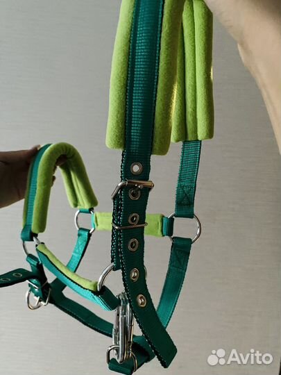 Недоуздок и чомбур для лошади