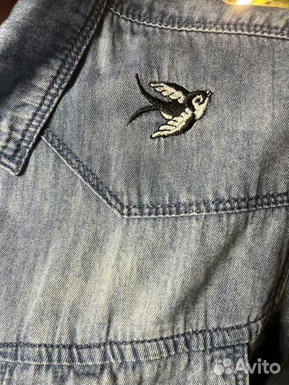 Джинсовая рубашка женская