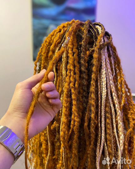Натуральные дреды / Безопасные дреды / Афрокосы