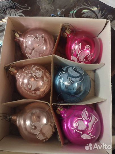 Ёлочные игрушки СССР