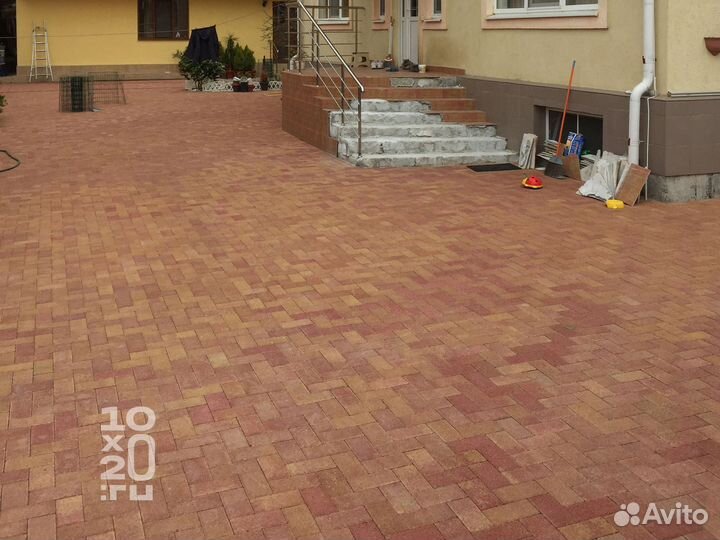 Тротуарная плитка, бордюры, газонная решетка