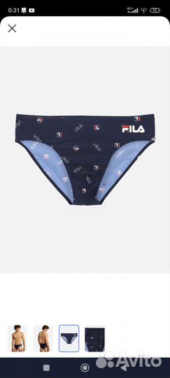 Новые плавки joss и fila 46 размер