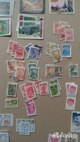 Почтовые марки СССР (1960-90) + несколько России
