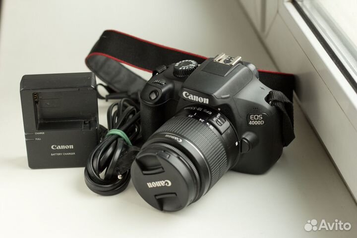 Canon 4000d kit 18-55