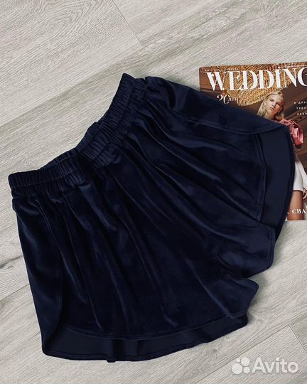 Велюровые шорты