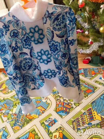 Костюм Снегурочки 122-128