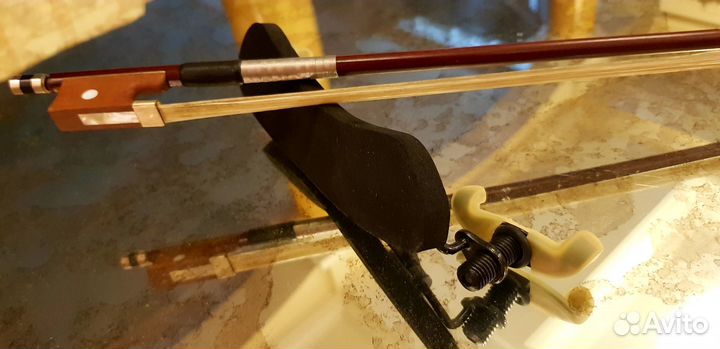 Смычок Cremona, мостик1/8,подбородник 4)