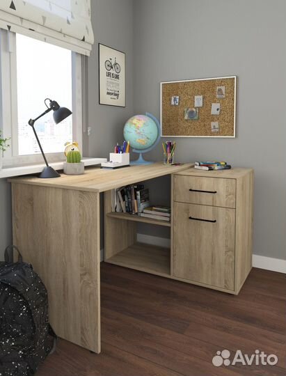 Стол угловой белый