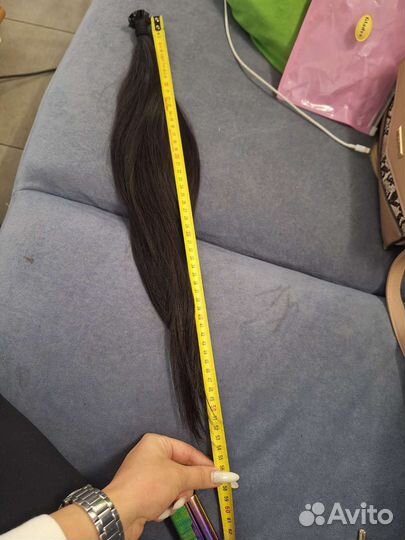 Волос натуральный 50 см