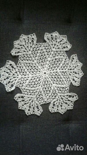 Салфетки. Вязанные кресты