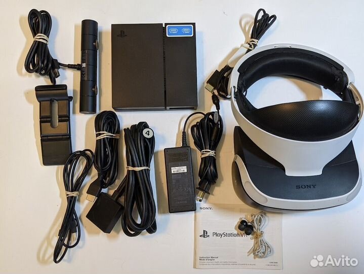 VR Шлем + Камера Для PS4 (с Документами (CUH-ZVR2)