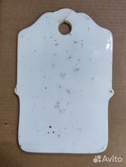 Сырная доска Белая Белье Гарднер Фарфор