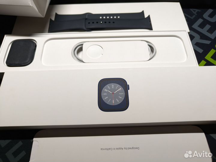 Часы apple watch 8 45 mm black