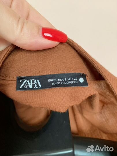 Блузка рубашка zara