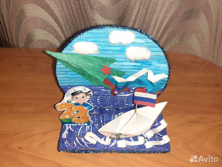 Поделки на 23 февраля в сад или школу