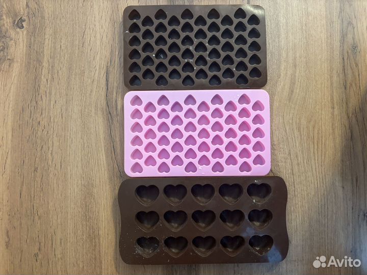 Молд сердце, сердечки