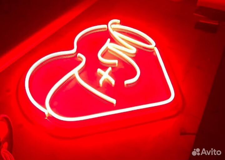 Неоновая вывеска от производителя