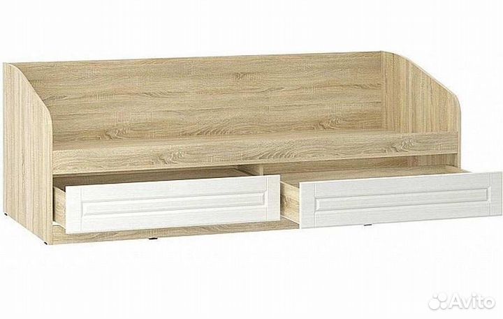 Нм 041.50-01 кровать Оливия сонома/белое дерево