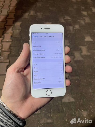 iPhone 6, 16 ГБ