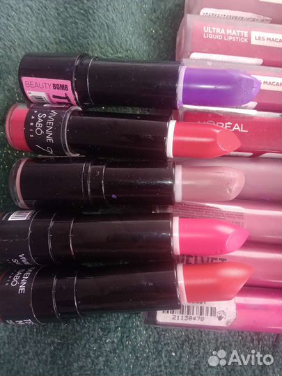 Помада, тени, тональник тестеры новые