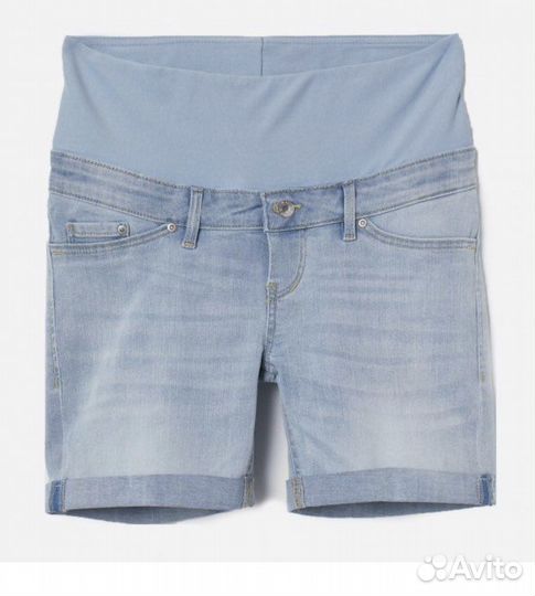 Джинсовые Шорты для беременных hm