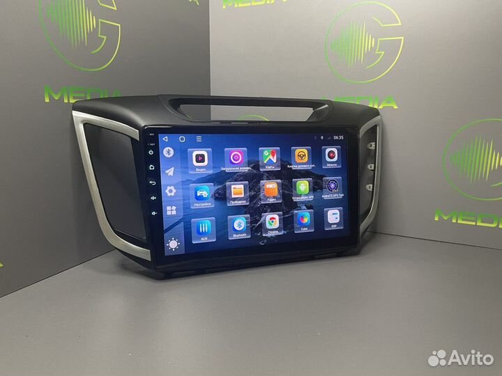 Магнитола Hyundai Creta Android 12, 3/32Gb