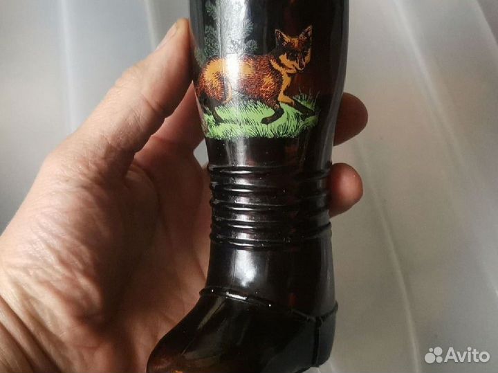 Карандашница цветное стекло