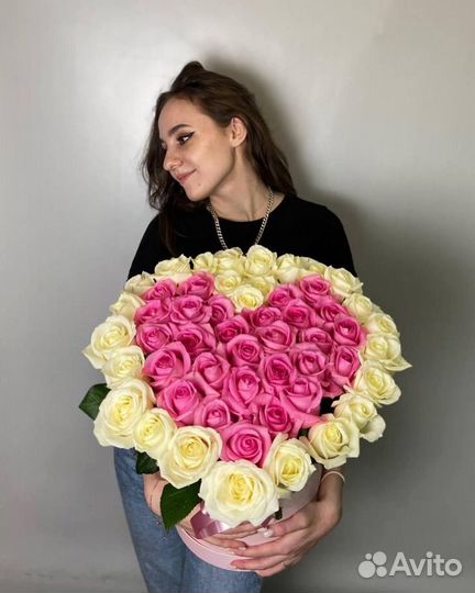 Букет из 101 свежей розы