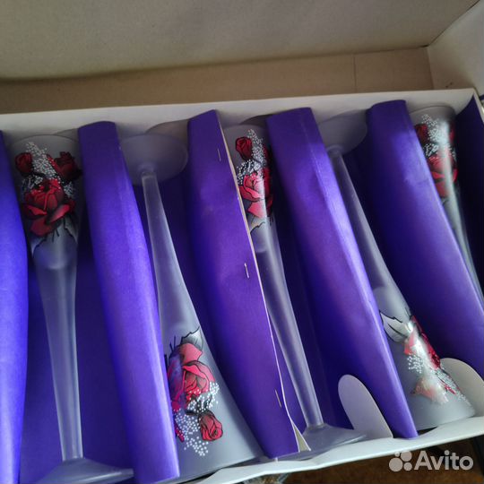 Бокалы новые фужеры под вино