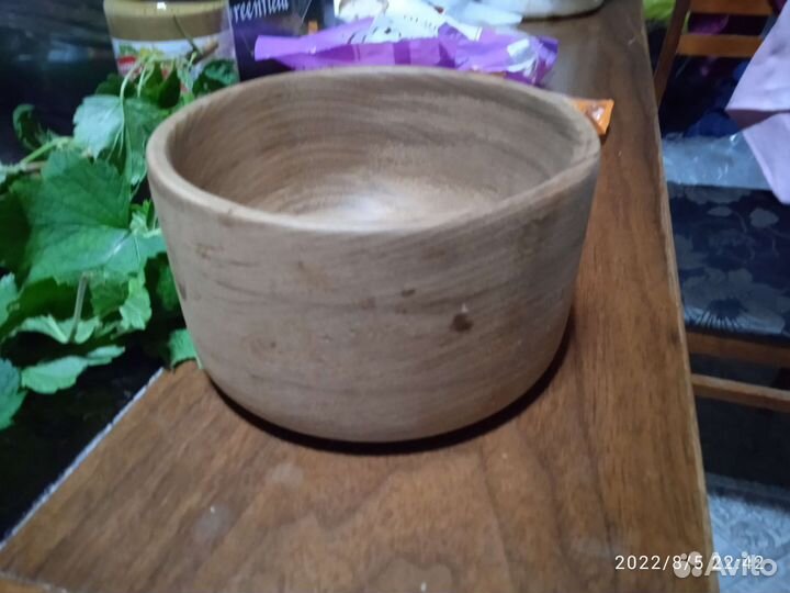 Тарелка деревянная